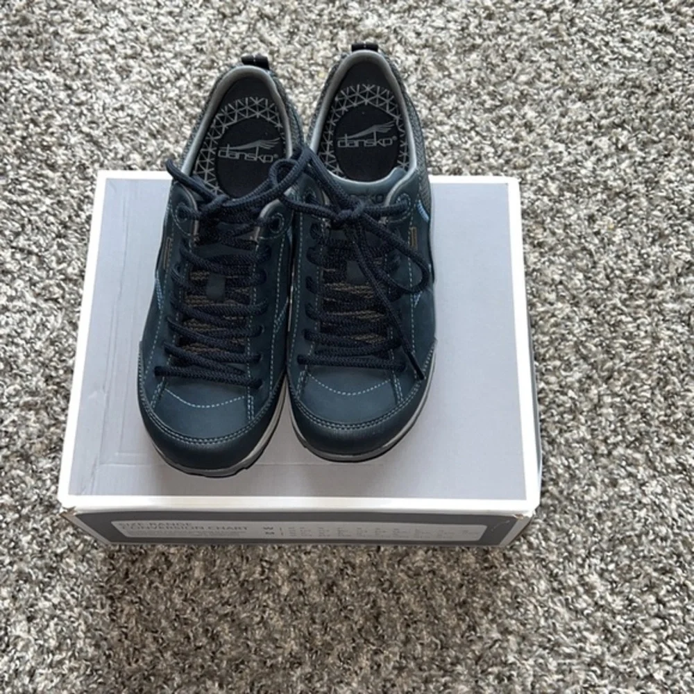 Dansko Navy Milled Nubuck Size 6 US